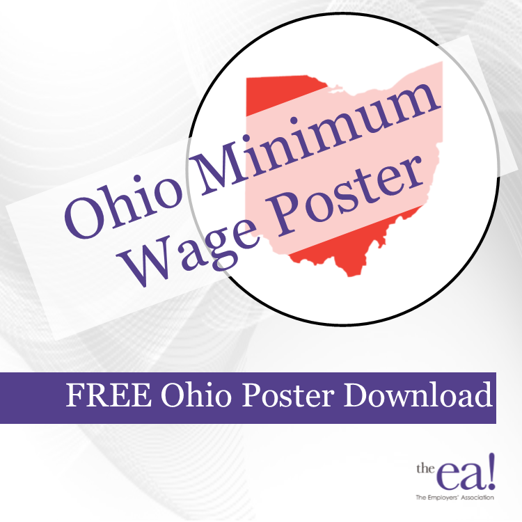 Ohio Minimum Wage Poster The Employers' Association